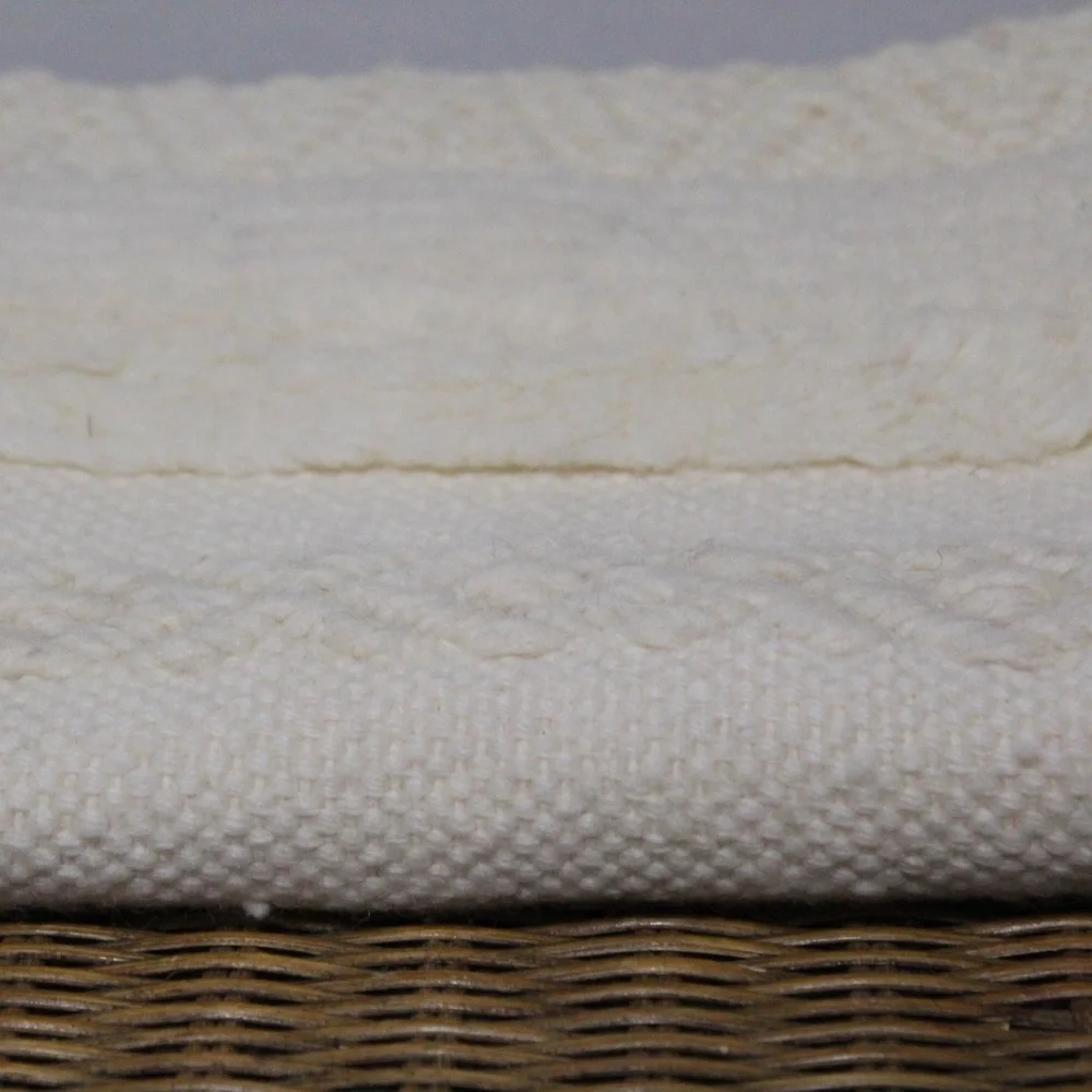 Williams Sonoma.  Cream Textured Woven Pillow Cover w/ Tassels. Set of 2. 36+/-